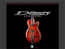 Tablet Screenshot of demersguitars.com